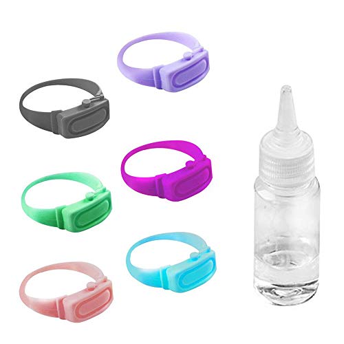 Pulseira, Romacci Desinfetante para as mãos, desinfetante e pulseira de silicone, dispensador de mão