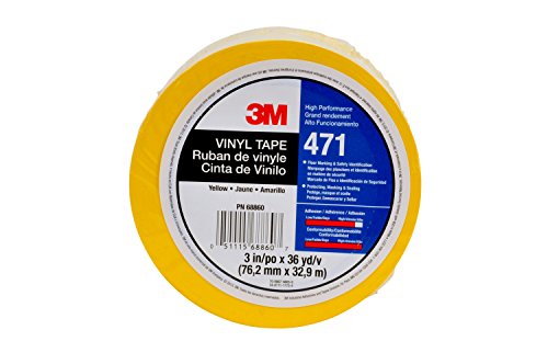 Ruban vinyle 471 adhésif de masquage technique et marquage de sécurité