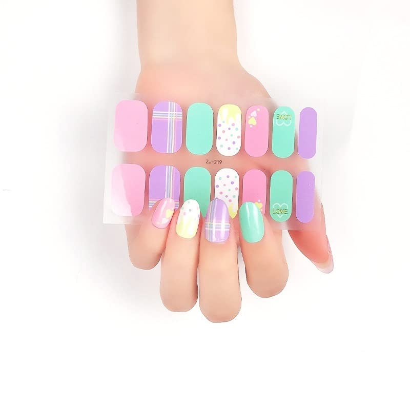 Secret Lives Nail Sticker Set -pink Purple Green & White Design Color – Includes: Nail File, Prep Pad, & Cuticle Stick.. Secret Lives Nail Sticker Set -pink Purple Green & White Design Color – Includes: Nail File, Prep Pad, & Cuticle Stick..