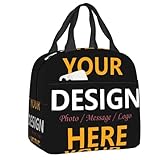 CNQPJKYAQ Personaliza tu diseño aquí Bolsas térmicas aislantes para Picnic Logotipo Personalizado Portátil Refrigerador térmico Caja Bento