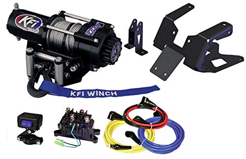 Winch eléctrico 2000 lb KFI A2000 con kit de montaje miniatura 2