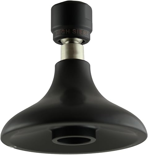 El nuevo cabezal de ducha de metal Half Dome de High Sierra. Bellamente diseñado para baños de lujo. Impresionante acabado negro mate. 1.5 GPM