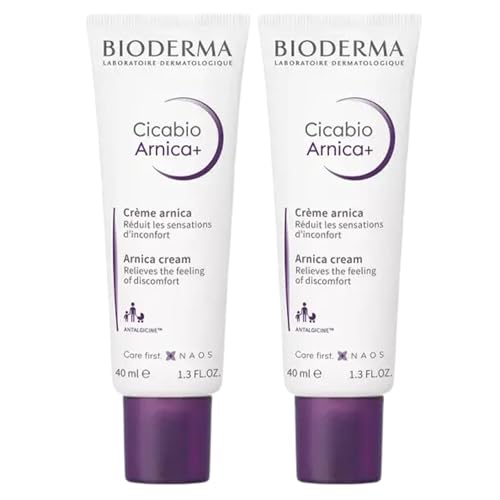 BIODERMA | Cicabio Árnica+ | El tratamiento SOS para absorber y descongestionar | Cambios en la piel | Reduce las sensaciones de malestar cutáneo | Buena tolerancia | Juego de 2x40ML