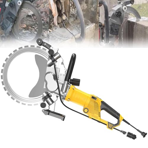 Sierra Circular De Alta Frecuencia, Hormigón De Alta Potencia De 5000 W Cortadora De Pared, Máquina Cortadora Multifunción, Utilizada para Aberturas De Pared, Corte De Piedra,AC8500
