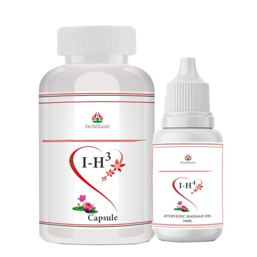 Image of IH3 Capsule & IH4 Pens Massage Oil | Original Pure Shilajit Tablets for Men Long Time with Ashwagandha, Safed Musli & More | Supports Power, Stamina & Energy (60 Caps + 30 ML)