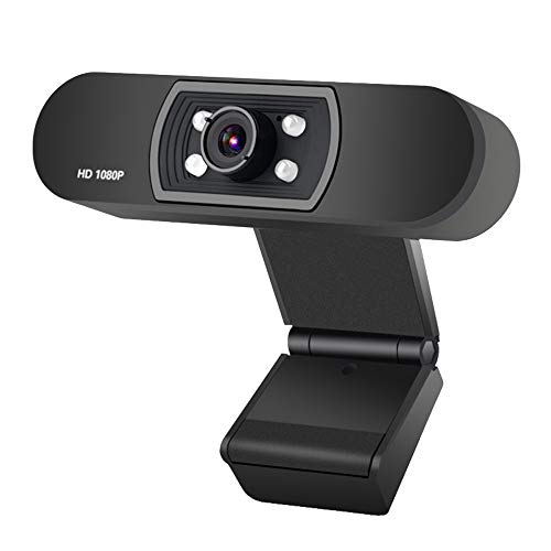 HD Webcam 1080p Streaming Web Camera with Microphones, PC Laptop Desktop USB Webcams