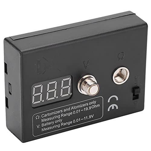 Image of OHM Meter Coil Tester Convenient Wire DIY Tool for Atomizer 3V 0.01-20Ω