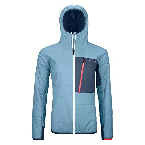 Ortovox Damen Swisswool Piz Duan Jacke, Light Blue, M