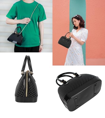 Minache Women Mini Jelly PVC Top-Handle Bag Crossbody Bag Cellphone Pouch Coin Purse2