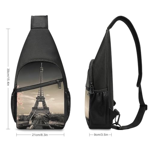 Mochila Bandolera Deportiva Casual Unisex Blanca miniatura 2