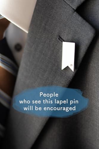 Image of Awareness Ribbon Lapel Pin Ribbon Support Colors Brooch Pin Badges