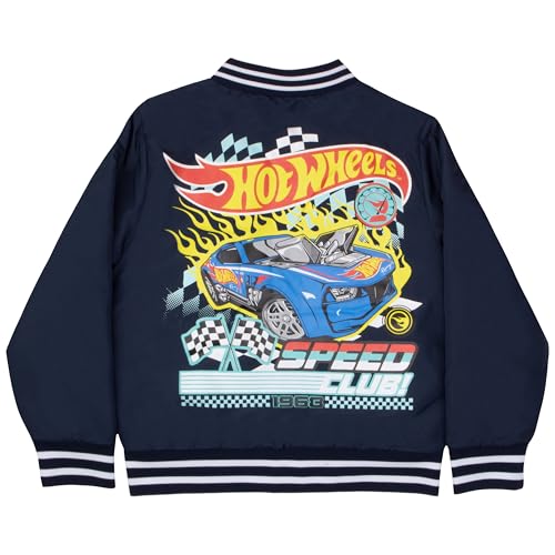 Isaac Morris Limited Mattel Hot Wheels Speed Club Boy's Varsity Bomber Jacket - Graphic Print Hot Wheels Jacket for Kids2