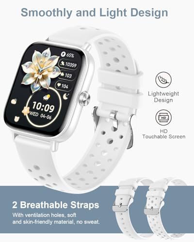 Smart Watches for Women Men Android Phones iPhone Compatible, 1.83”Fitness Tracker Watch for Women Activity Trackers an - Additional View