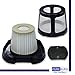 PUREBURG Replacement Filter Compatible with Bissell 2390 2390a 2389 2284W Pet Hair Eraser Lithium Ion Cordless Hand Vacuum,3-Pack HEPA and Mesh Frame Filter