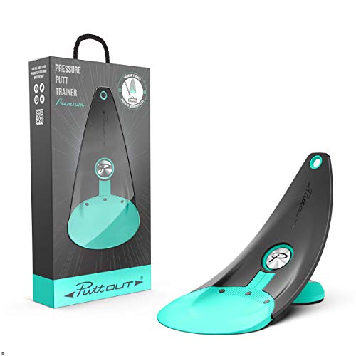 PuttOut - Entrenador de Putts, Mejora la presión, Color Menta Cover