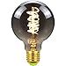 Bombillas LED Bombilla Edison Vintage Globo G95 Filamento en espiral Vidrio de humo 4W Regulable 220 / 240V E27 240Lúmenes Super Yellow Warm (Spiral Smoke)