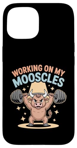 Funny Working On My Mooscles WEuE[A fB[X Y X}zP[X iPhone 15 p