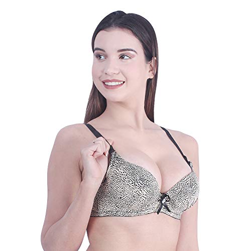 Image of Brachy Women's Poly Cotton Heavily Padded Wired T-Shirt Bra