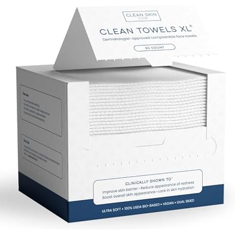 Clean Skin Club XL Biobased Face Towels Cover