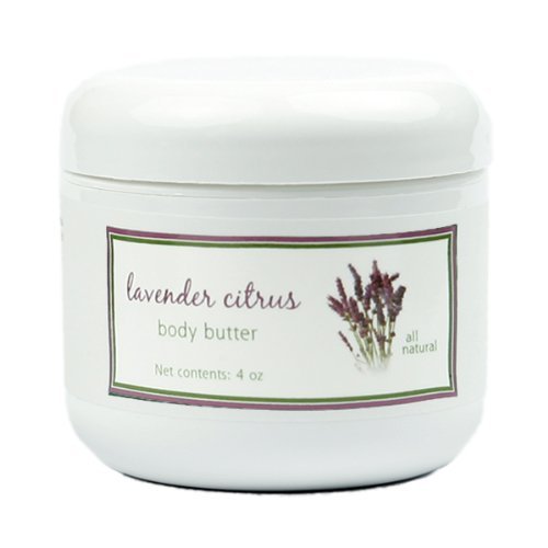 Shea Butter Lavender Citrus Body Butter by MoonDance Soaps - Handmade Moisturizers with Beeswax and Essential Oils