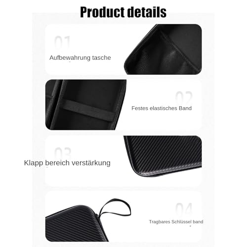 Funda de tenis de mesa con cremallera resistente para proteger palas y pelotas 6