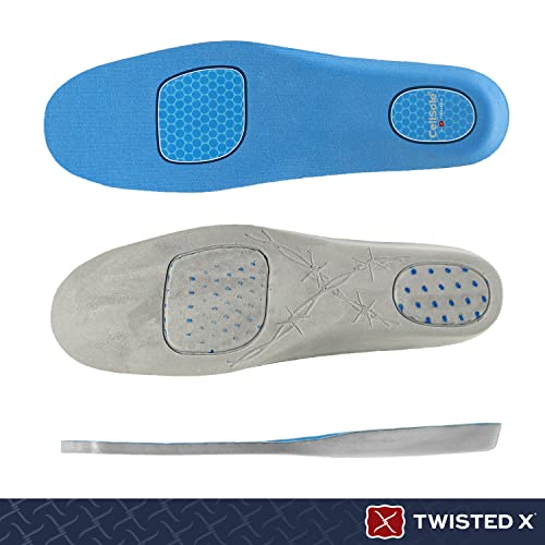 Image of Twisted X Mens CellSole Round Toe Footbed Blue 13
