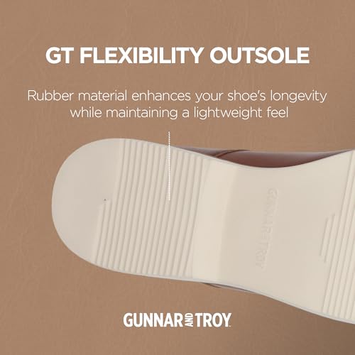Image of Gunnar and Troy Sentinel Mens Oxford Dress Shoes, Multi-Colors & Sizes | Men's Wingtip Oxford Dress Shoes, Soft Leather Classic Lace-Up Modern Shoes