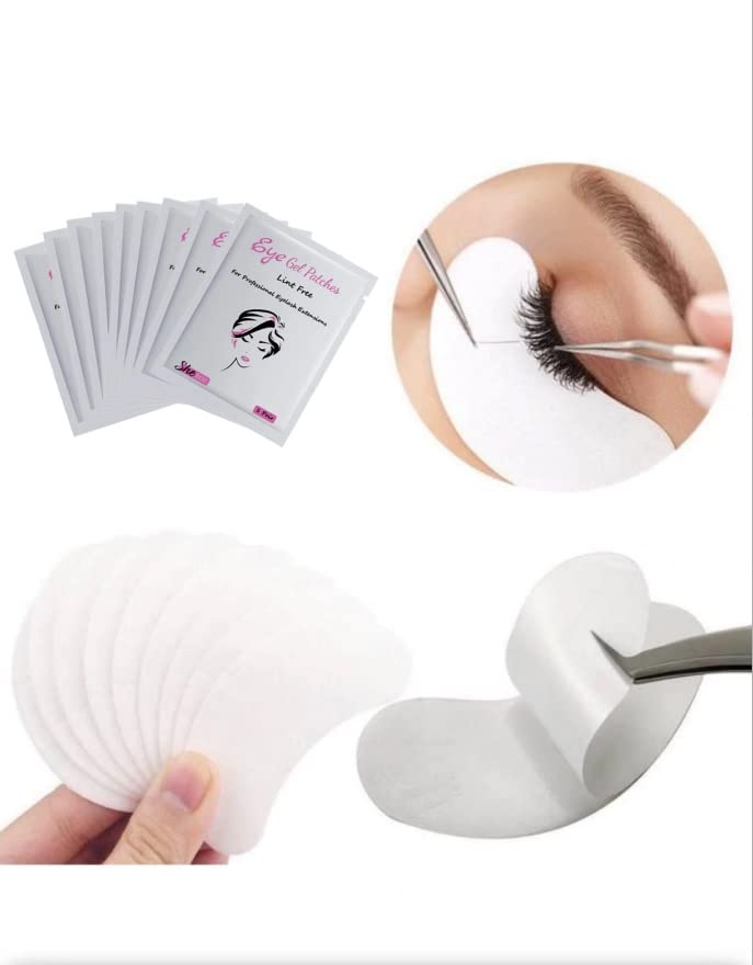 NEW Eye Gel Pads, 50 works Eyelash Extension Pads Lints Free, Facials - Image 2