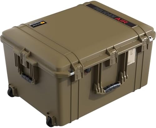 Pelican Air 1637 Multi-Purpose Hard Case no Foam (Empty Case) for Camera, Drone, Equipment, Gear, Electronics, Overlanding, Camping, Travel and Pistol (OCP Tan)