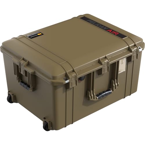 Pelican Air 1637 Multi-Purpose Hard Case with Foam for Camera Drone Equipment Gear Electronics Overlanding Camping Travel and Pistol (OCP Tan)