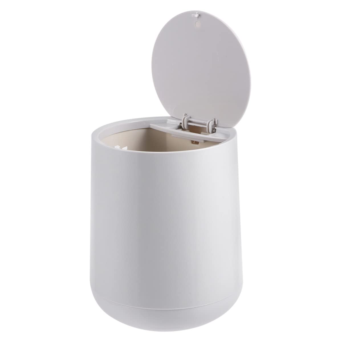 Unomor Desk Trash Bin 1pc Trash Can with Lid Garbage Cans with Lid Storage Bucket Desktop Garbage Pail