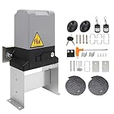 Automatic Sliding Gate Opener kit,750W Electric Rolling Driveway Slide Gate Motor,4000lb Complete Gate Openers Hardware Security System Kit with 2 Remote Controls for Sliding Gate Up to 100ft