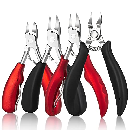 COOVS Nail Clipper Toenail Cutters Anti-Splash Ingrown Paronychia Correction Pedicure Dead Skin Scissors Trimmer Care Manicure Tools (Color : Light Blue)