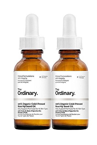 The Ordinary 100% Organic Cold-Pressed Rose Hip Seed Oil | Pack of 2 | 30ml each