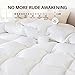 Globon Winter White Goose Down Comforter King Size,Down Duvet Insert, 800 Fill Power, 420 Thread Count,Ultra Soft Noiseless Shell with Corner Tabs, White
