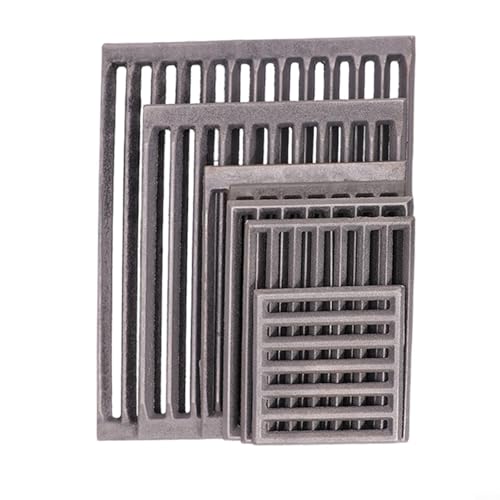 Grille de cheminée en fonte à circulation d'air optimisée