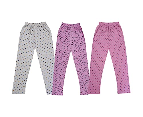 Image of KAYU Kids 100% Cotton Printed Capri for Girls - Regular Fit [Pack of 3]