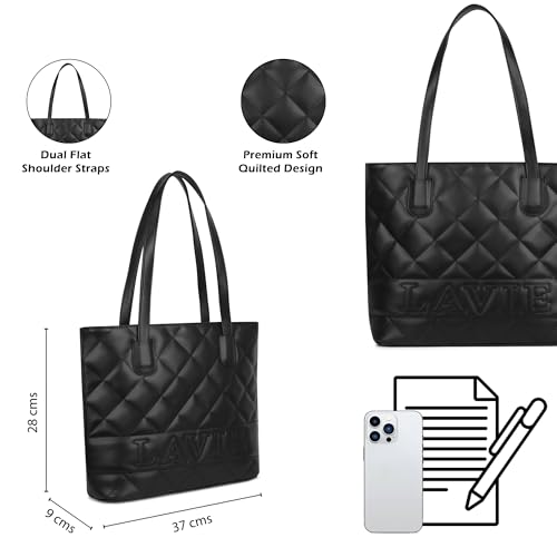 Image of Lavie Women's Colourblock Jossie Tote Bag | Tote Bag for Work | Ladies Purse | Stylish Shoulder Bag | Gift for Women