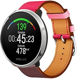 Strap-it Lederarmband Rosa - Passend für Polar Unite & Polar Ignite - Armband für Smartwatch - Ersatzarmband