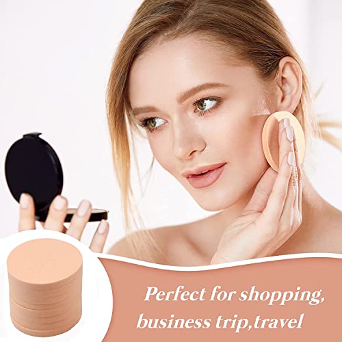 12pcs Makeup Sponge, Round Face Paint Sponge Set Reusable Makeup Sponge, Make Up Blenders Foundation Primer Puff Sponges Creams, And Powders, Wet and Dry use - Image 8