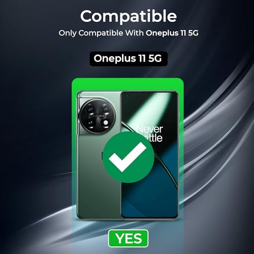 Image of A rtistque Clear Back Cover Case for OnePlus 11 5G | Compatible with Mag-Safe | Premium Transparent Cover | Shockproof TPU Bumper | Slim Protective Design | OnePlus 11 Back Cover - Transparent