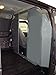 Van Safety Partition, Bulkhead Opening in The Center Ford Econoline 1996-2014