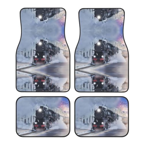 Tapis de voiture train à vapeur tapis de sol universel camionnettes