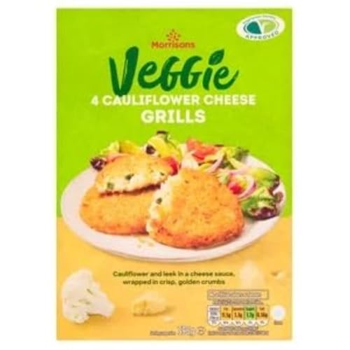 Morrisons Meat Free Cauliflower Cheese Grills, 396g (Frozen)