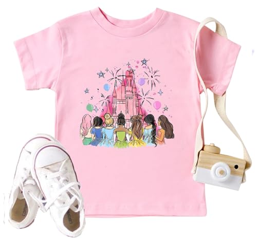 Image of Magical Shirts Women Girls Family Vacation Matching Shirt Magic Kingdom T-Shirt Mommy and Me Trip Short Sleeve Tops
