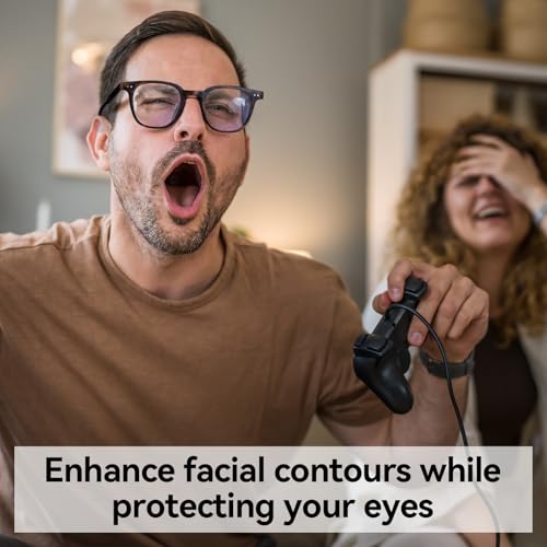 Image of Dollger Square Blue Light Blocking Glasses Women Men Computer Eyeglasses Fashion Light Weight TR90 Blue Light Glasses