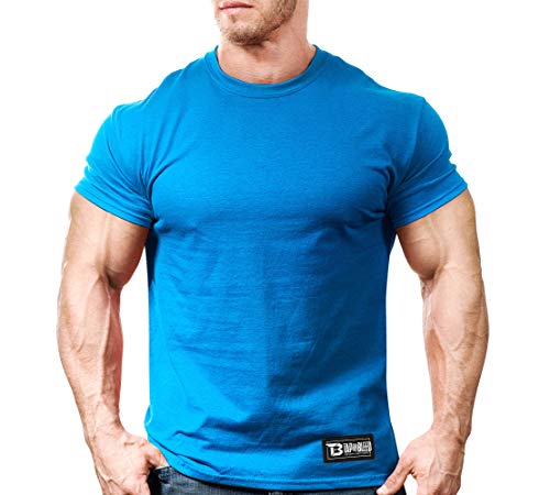 Monsta Clothing Co. Men MMA Fight Training (Tap Or Bleed-OOO) Gym T-Shirt (G:BL)