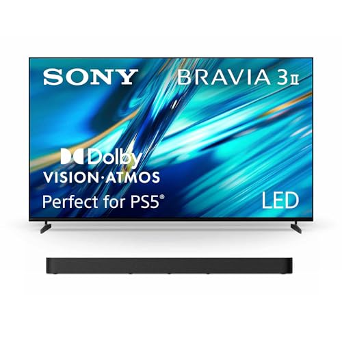 Image of Sony BRAVIA 3 II 85-Inch 4K Ultra HD LED Smart TV (K-85XR30M2) with BRAVIA Theater Bar 7 9-Speaker Soundbar (HT-A7100) Bundle