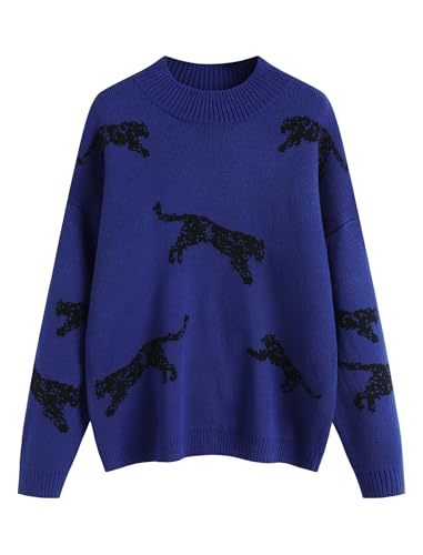 ZAFUL Flower Crochet Turtleneck Sweater for Women Pullover Puff Long Sleeve Boho Knit Sweaters Trendy Knitwear Tops2