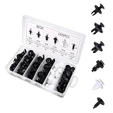 ZIMISI 100PCS Car Bumper Clips, 6 Sizes Plastic Retainer Clips, Push Pin Rivet Set, Car Body Trim Screw Fasteners with Storage Box, Fenders Panel Clip Replacement Parts for Most Cars